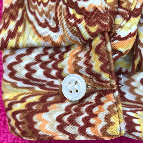 Vintage VERA nylon blouse EXC.condition, size 12 - Picture 5 of 7